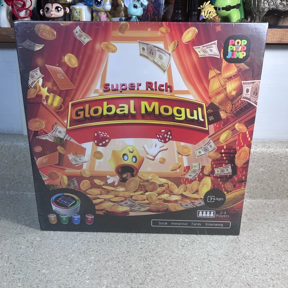 Rare Super Rich Global Mogul Board Game